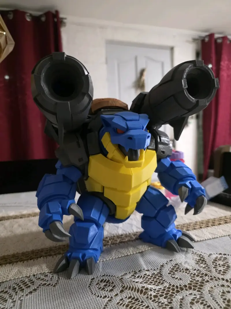 Figura de acción Mecha Blastoise 3D - 3