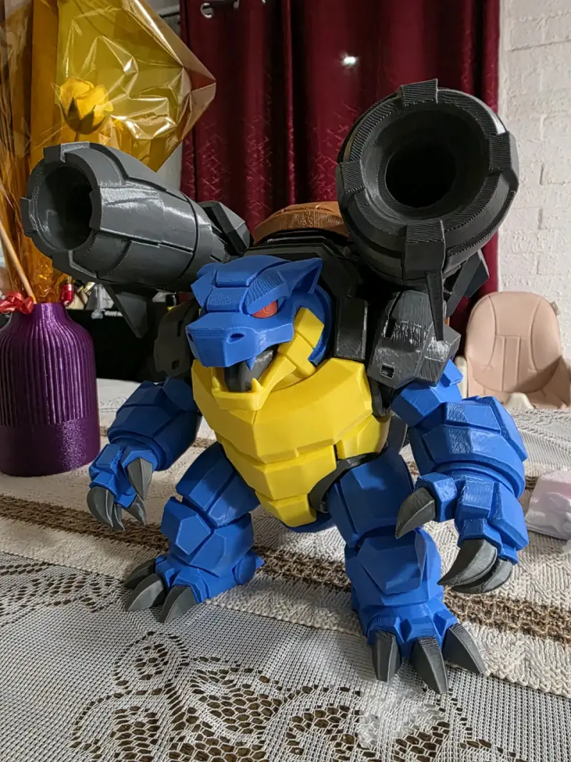 Figura de acción Mecha Blastoise 3D - 5