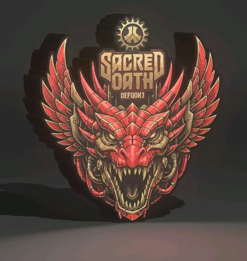 Caja de Luz RGB Sacred Oath Defqon.1 - 2