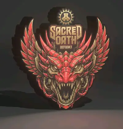 Caja de Luz RGB Sacred Oath Defqon.1 - miniatura 2