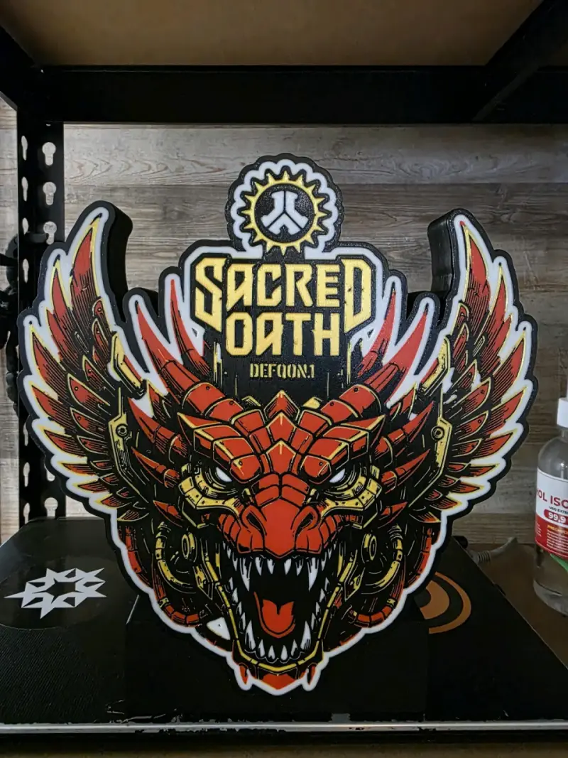 Caja de Luz RGB Sacred Oath Defqon.1 - 4