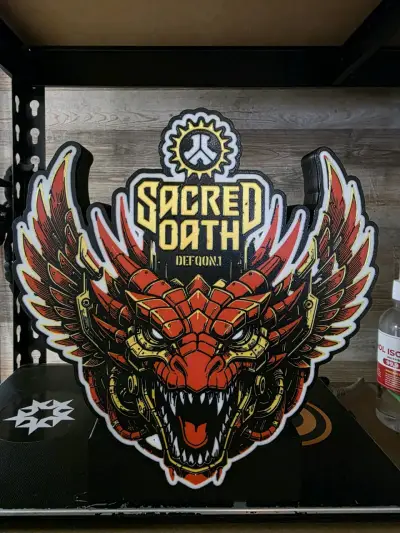 Caja de Luz RGB Sacred Oath Defqon.1 - miniatura 4