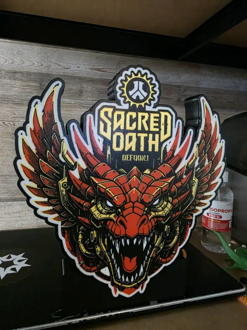 Caja de Luz RGB Sacred Oath Defqon.1 - 5