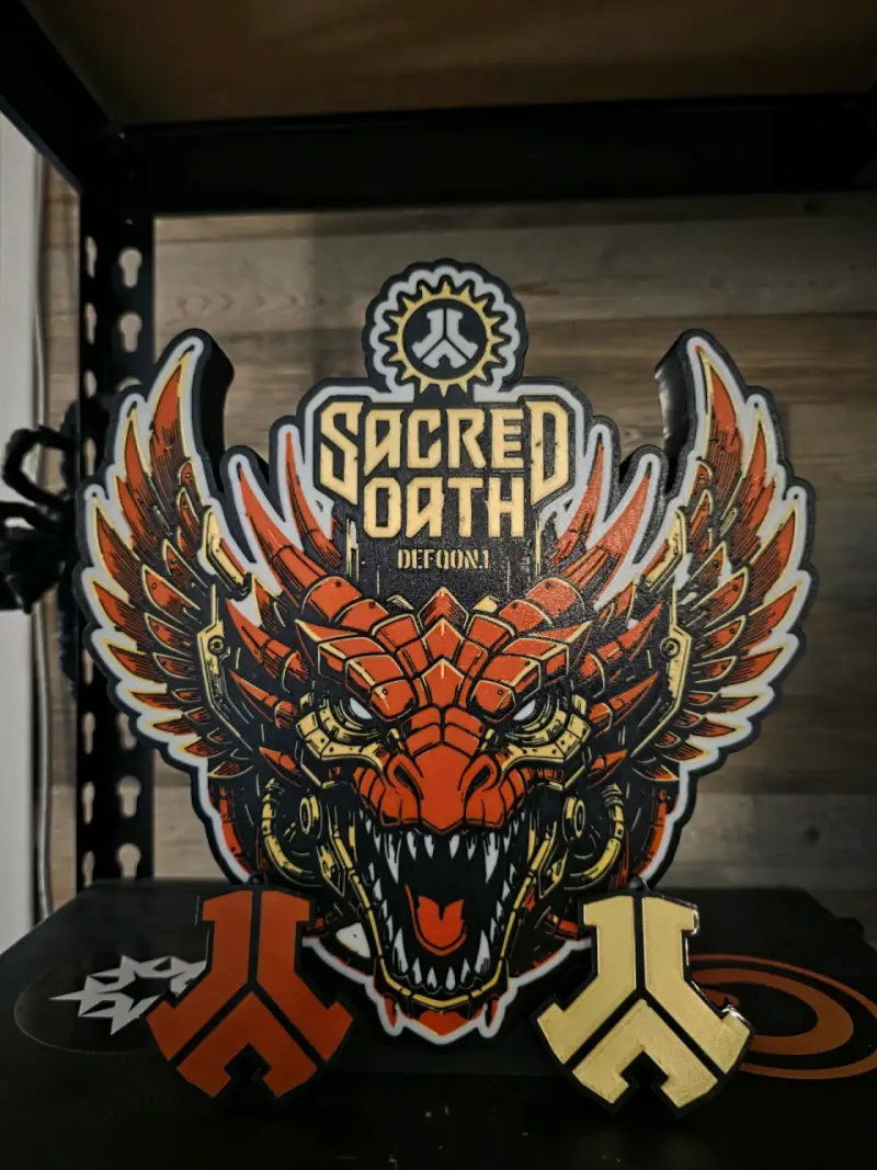 Caja de Luz RGB Sacred Oath Defqon.1 - 6