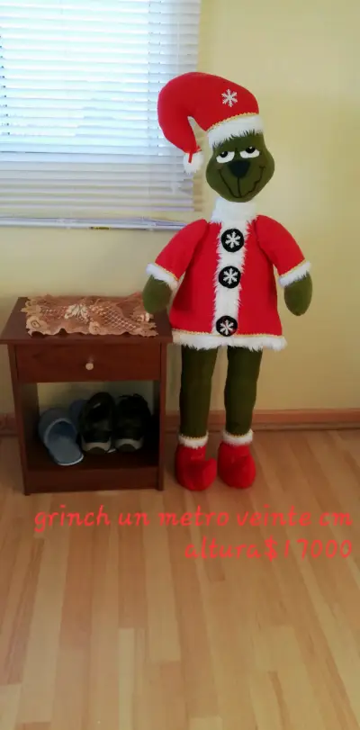 Muñeco Grinch Navideño 1.2m - miniatura 1