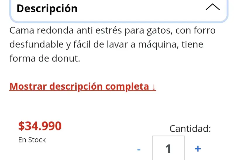 Cama redonda para mascotas gris suave antiestres - 3