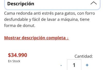Cama redonda para mascotas gris suave antiestres - miniatura 3