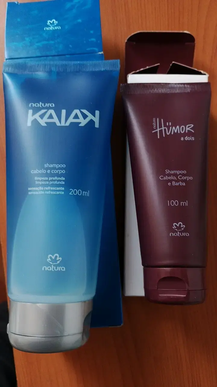 Set de Shampoos Natura Kaiak y Humor - 1