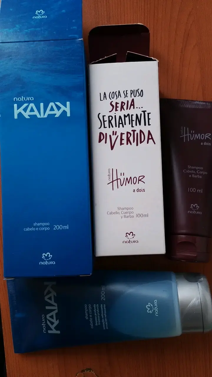 Set de Shampoos Natura Kaiak y Humor - 2