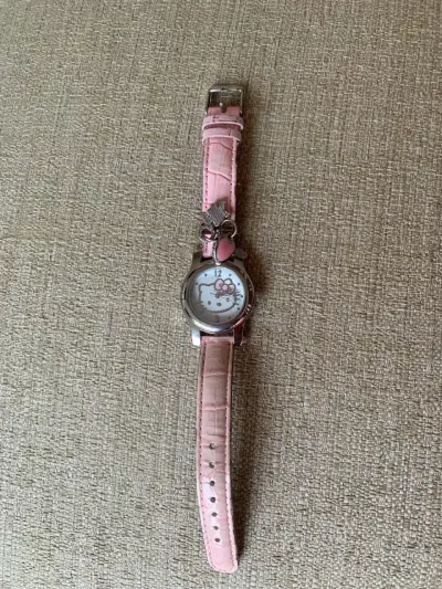 Reloj pulsera infantil cuarzhello kitty pila nueva - miniatura 1
