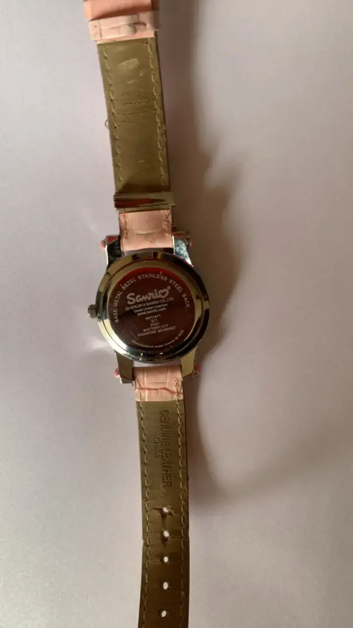 Reloj pulsera infantil cuarzhello kitty pila nueva - 3