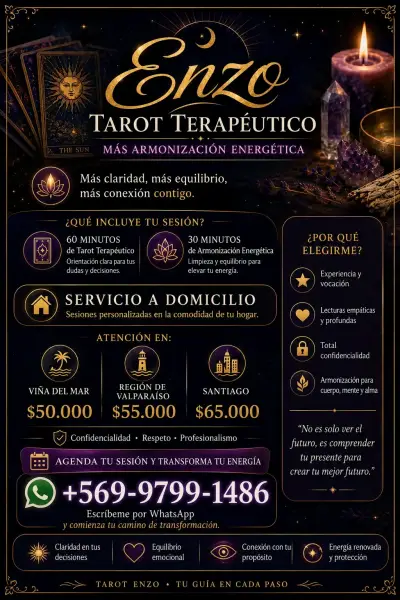 Sesiones de Tarot Terapéutico Enzo a Domicilio - miniatura 1