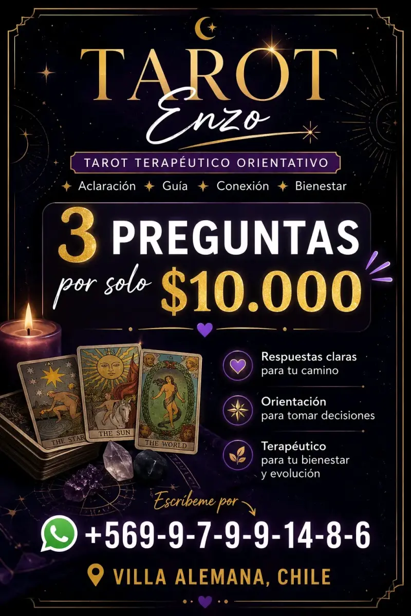 Sesiones de Tarot Terapéutico Enzo a Domicilio - 2