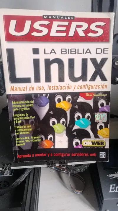 Libro Manuales Users La Biblia de Linux - miniatura 1
