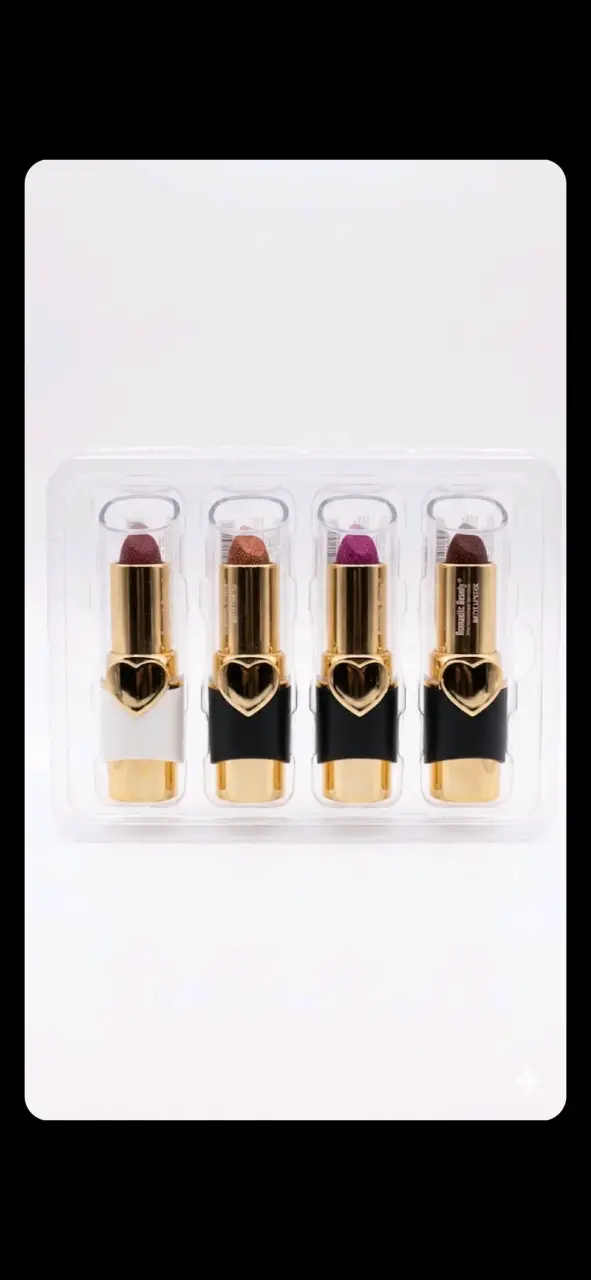 Set de labiales en tonos variados