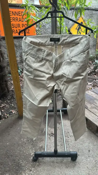 Pantalones beige Saville Row talla 40 - miniatura 1