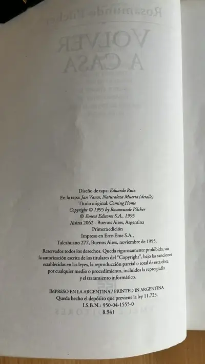 Libro Volver a Casa de Rosamunde Pilcher - miniatura 3