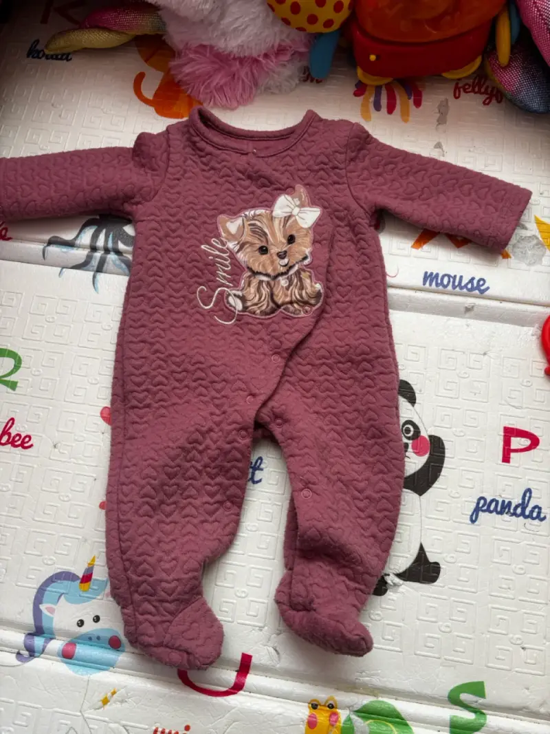 Enterito de bebé Limonada con diseño de perrito - 1