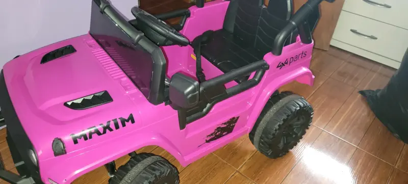 Camioneta de juguete Maxim rosa para niños - 4