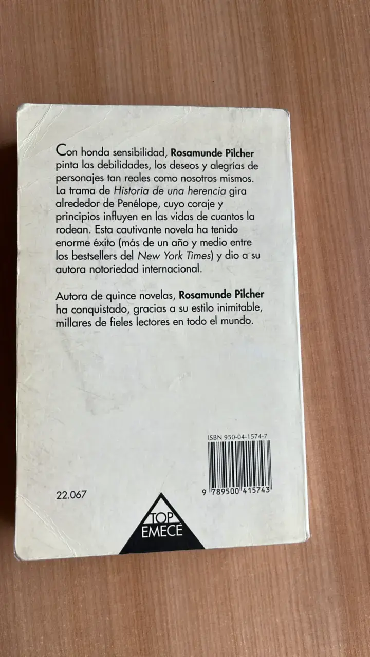 Libro 'Historia de una herencia' de Rosamunde Pilcher - 2