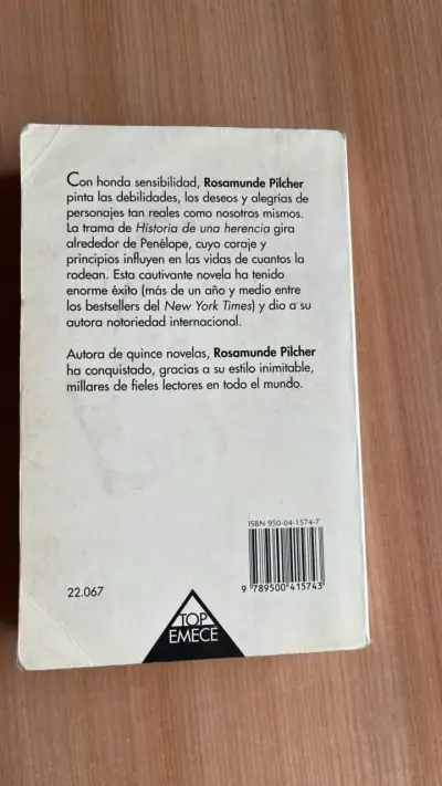 Libro 'Historia de una herencia' de Rosamunde Pilcher - miniatura 2