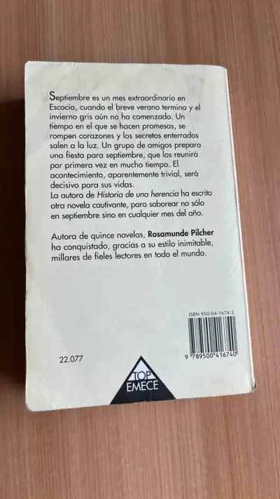 Libro 'Septiembre' de Rosamunde Pilcher - miniatura 2