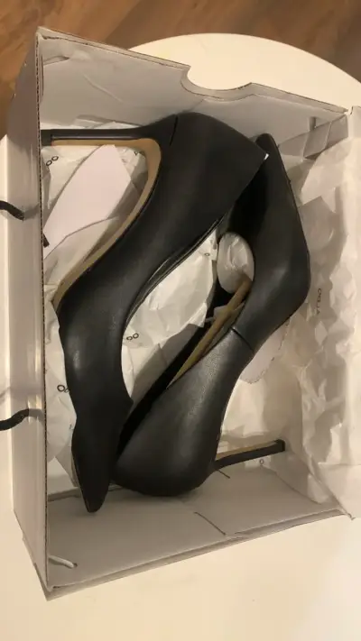 Zapatos de tacón negro Aldo elegantes - miniatura 1