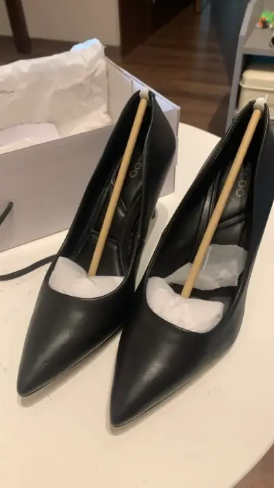 Zapatos de tacón negro Aldo elegantes - miniatura 4