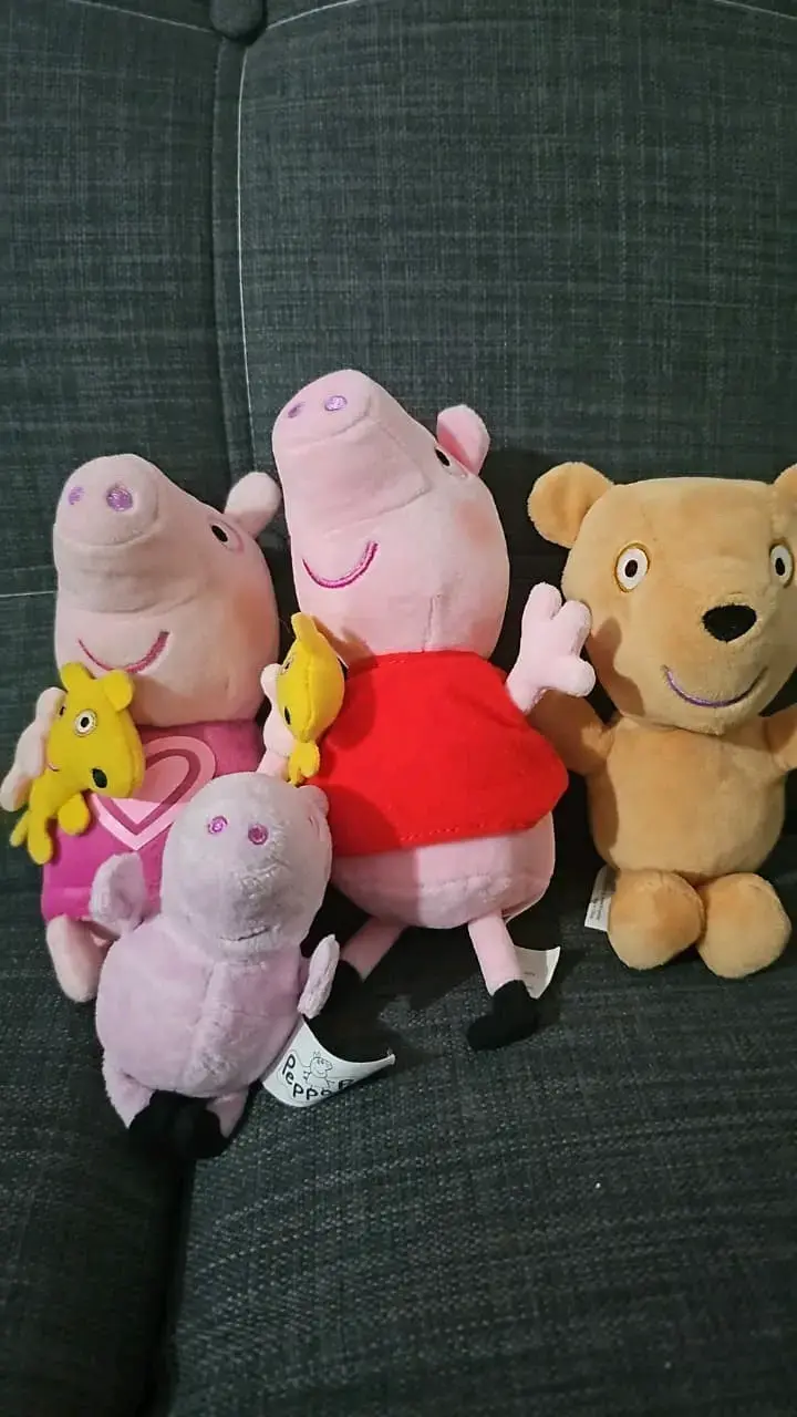 Set de peluches de personajes animados - 6