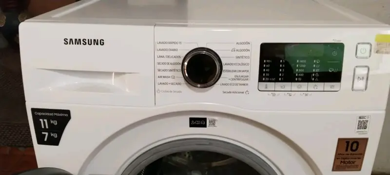 Lavadora Samsung 11kg con Secadora 7kg - 3