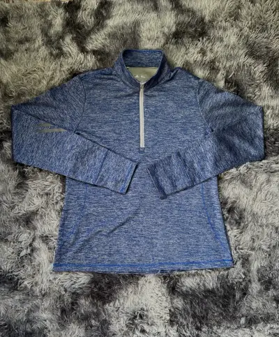 Polerón Deportivo Azul Adidas Mujer - miniatura 1