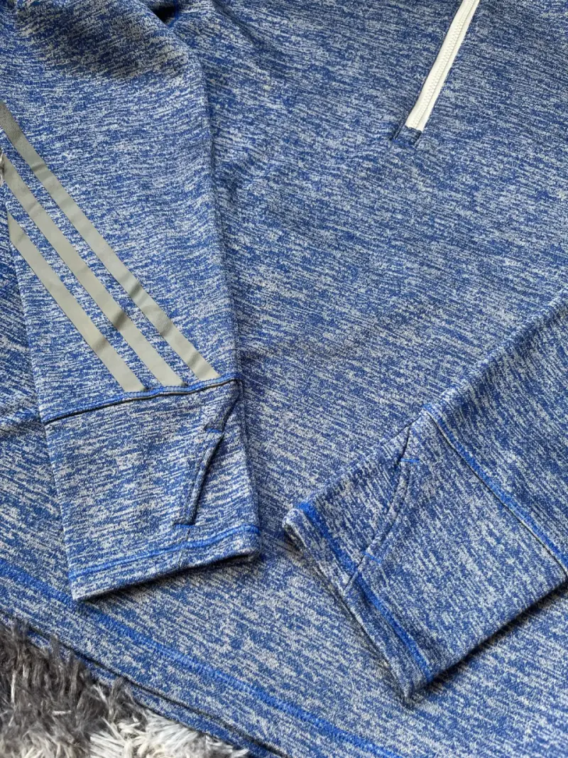 Polerón Deportivo Azul Adidas Mujer - 2