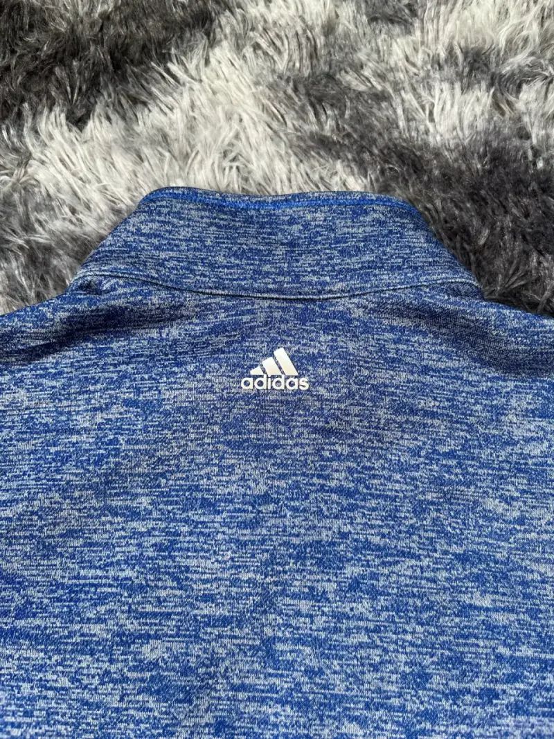 Polerón Deportivo Azul Adidas Mujer - 3