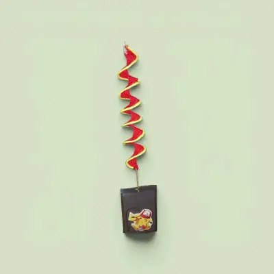 Decoración colgante espiral de colores - miniatura 5