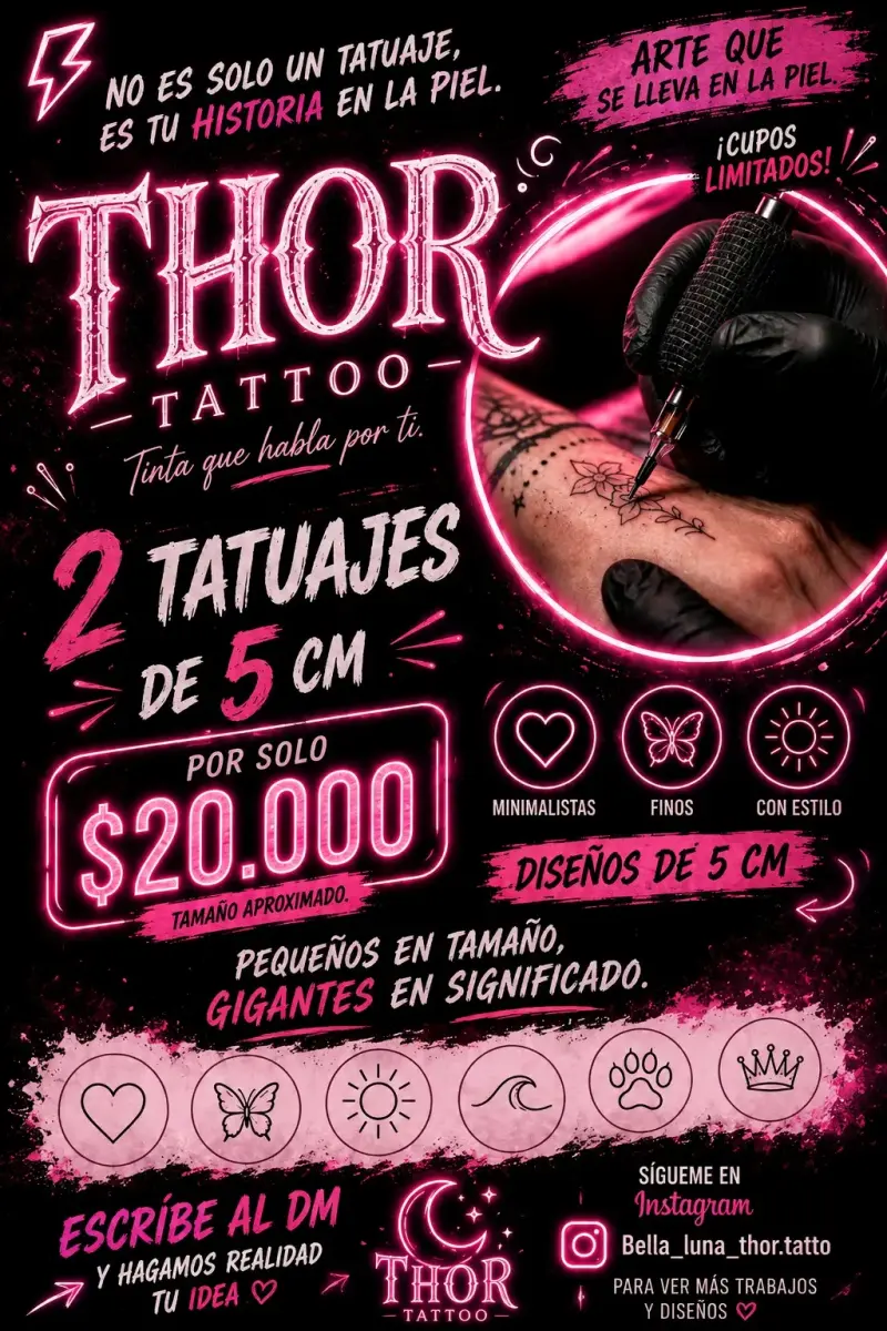 Tatuajes pequeños de 5 cm con significado