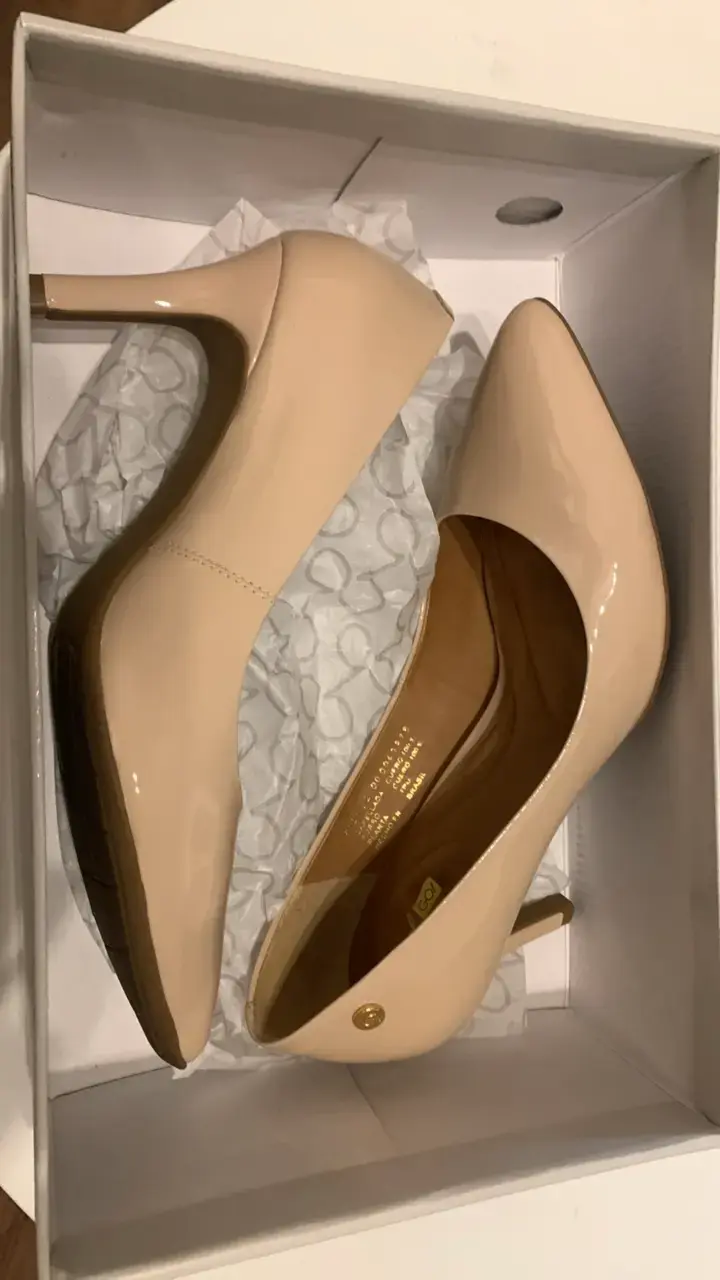 Zapatos de Tacón Beige Elegantes para Mujer - 1
