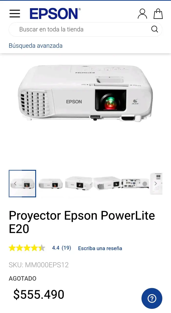 Proyector Epson con múltiples entradas y buena condición - 5