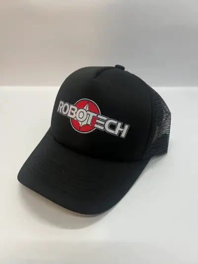 Gorra negra Robotech con malla - miniatura 1