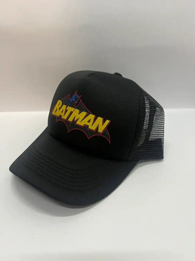 Gorra negra Batman con malla