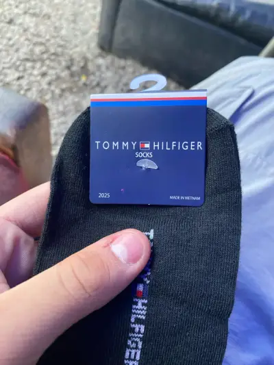 Calcetines Tommy Hilfiger negros para hombre - miniatura 1