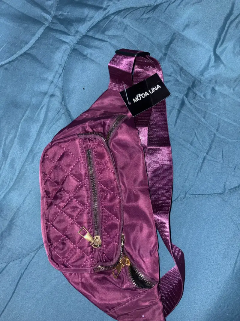 Riñonera Moda Luna Morada Acolchada - 1