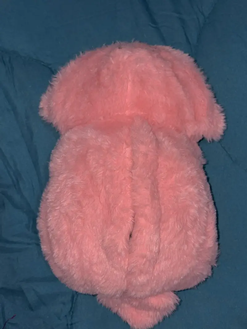 Peluche musical de oso rosado - 2