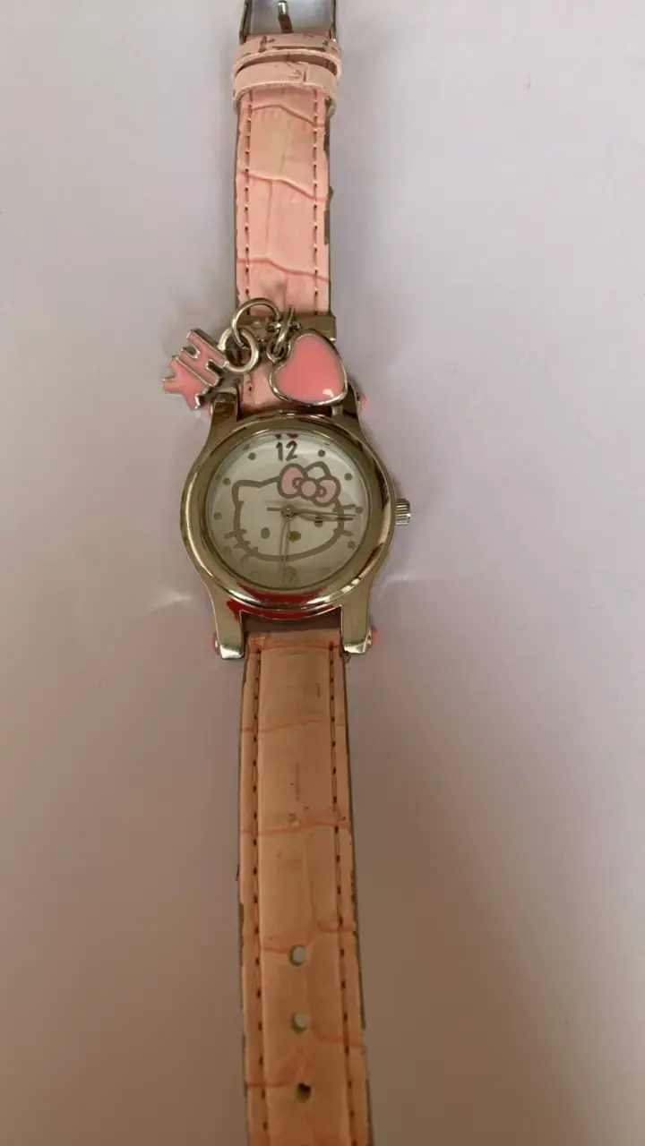 Reloj Hello Kitty para Niñas con Correa Rosa - 1