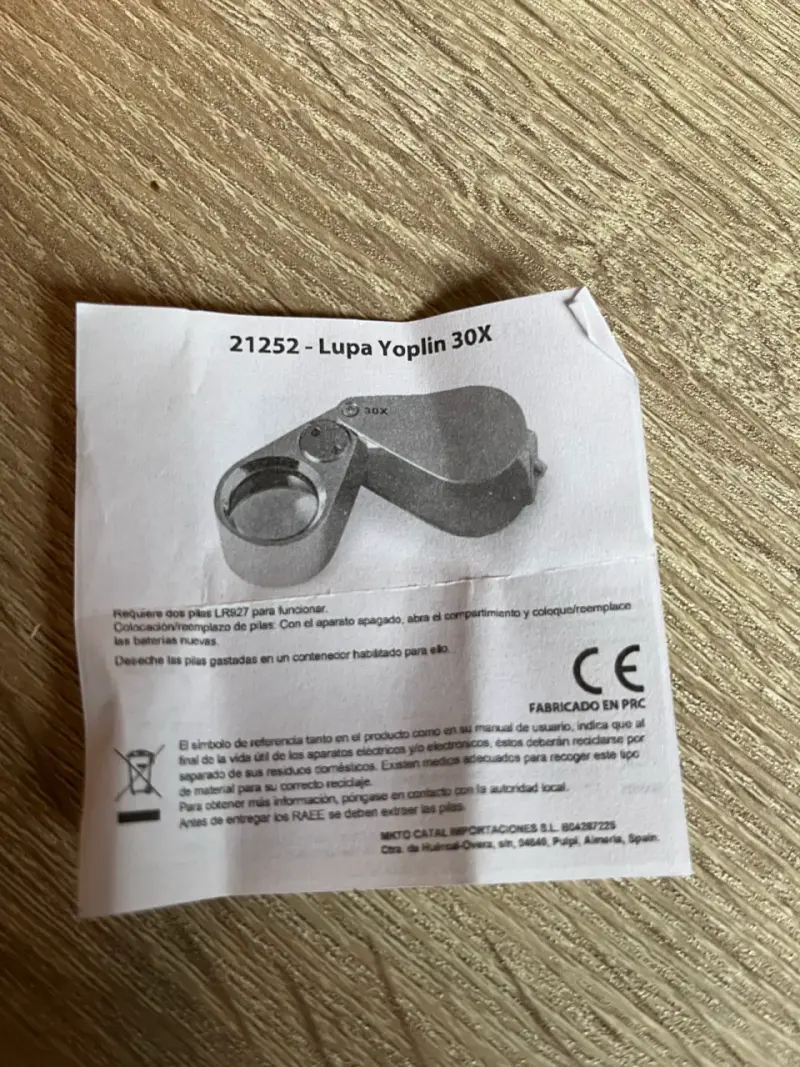 Lupa de Mano 30X con Estuche - 4