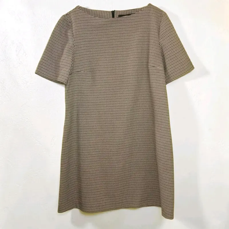 Vestido Zara Woman a cuadros elegante - 2