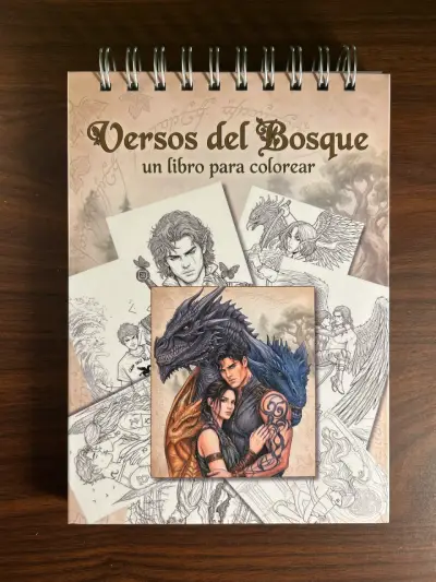 Libro para colorear escenas y personajes de libros - miniatura 1
