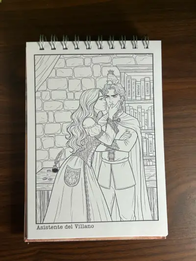 Libro para colorear escenas y personajes de libros - miniatura 3