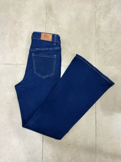 Jeans Flare Azul Oscuro Ash - miniatura 1