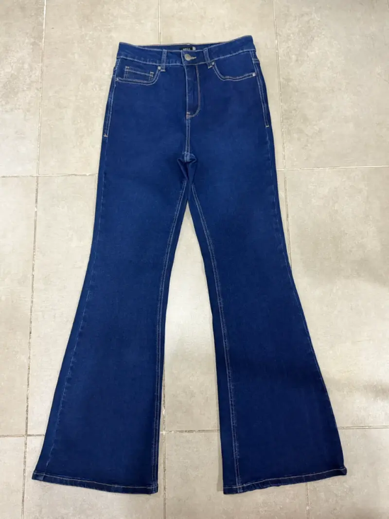 Jeans Flare Azul Oscuro Ash - 2