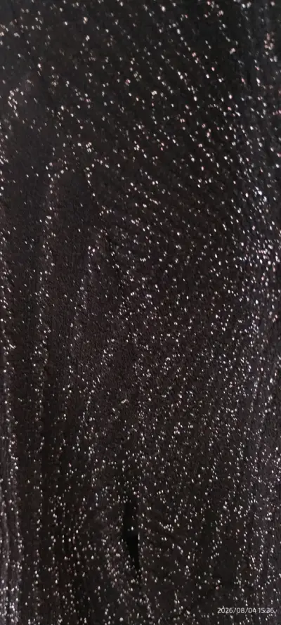 Vestido negro brillante Nicopoly elegante - miniatura 2